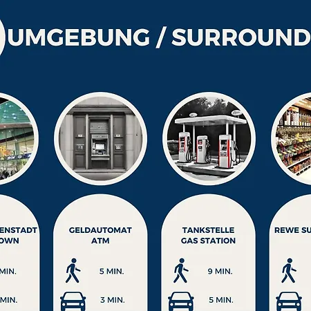 Апартаменты Rtr Essen - Fuer Bis Zu 4 Personen - Voll Ausgestattet - Balkon - Zentral Limbecker Platz - Messe - Uniklinikum - Smart Tv 88